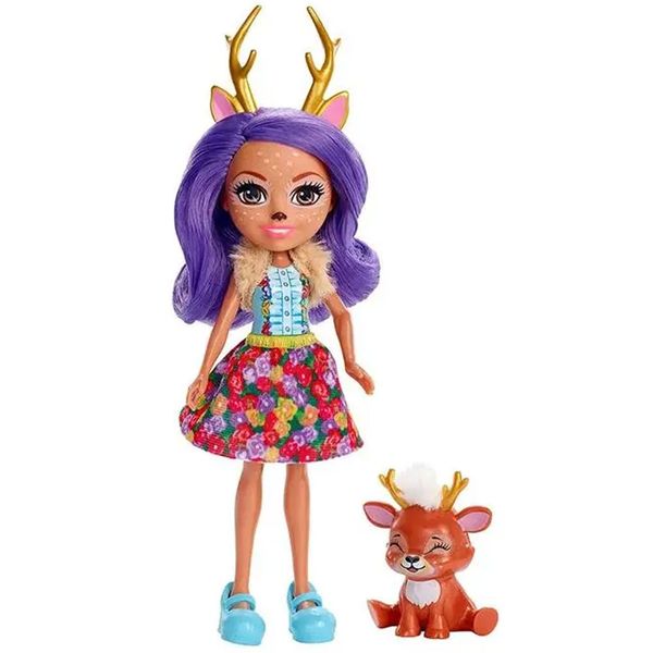Enchantimals DVH87-FXM75 Ana Karakter Bebekler Danessa Deer&Sprint