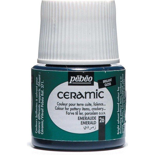 Pebeo 6931 N:26 Emerald 45 ml Seramik Boyası