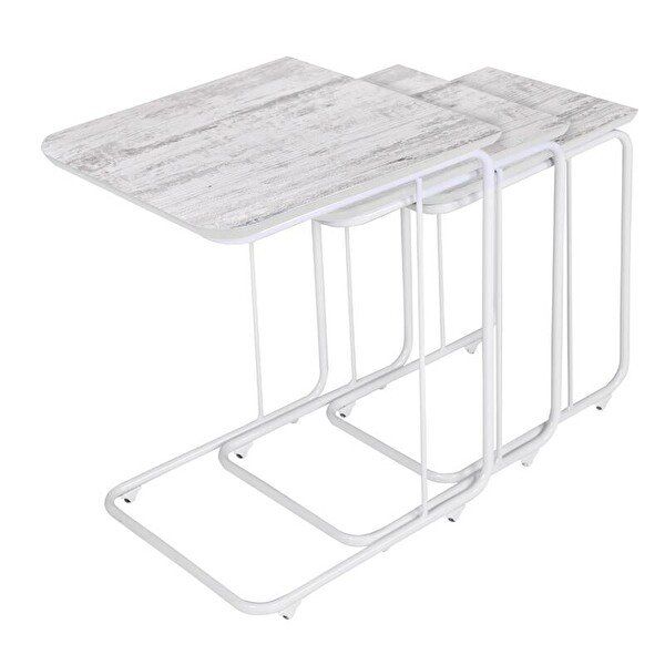Sweet Home Masa Sandalye C 3'lü Takım Mdf Kristal Zigon Sehpa