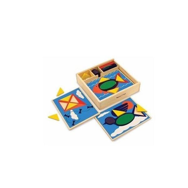 Melissa&Doug Ahşap Şekil Bulmaca