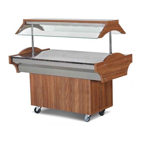 Empero EMP.SB.03-N Nötr Granit Üst Tabla 118x89x137 cm Salat Bar