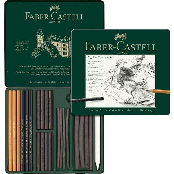 Faber Castell 112978 Pitt Kömür Seti Kalem