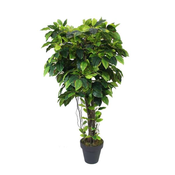 Dekorsende Alacalı Yeşil 170 cm Yapay Mango Ağacı