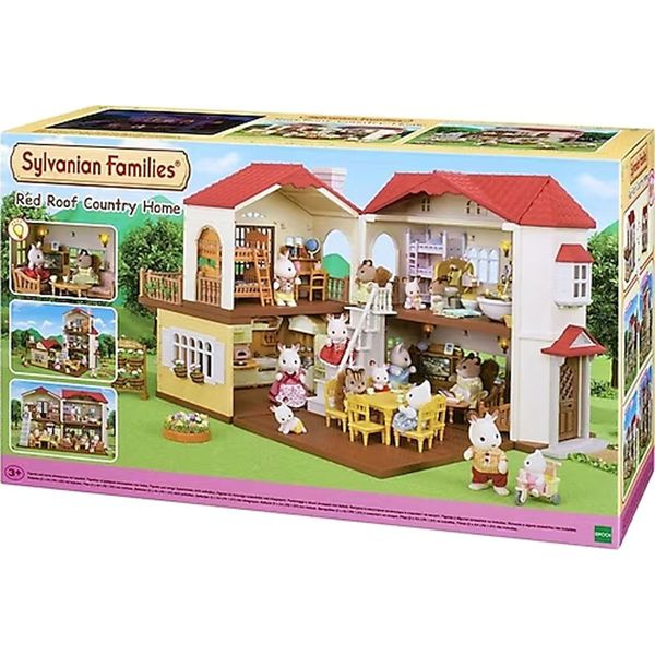 Sylvanian Families 5302 Kırmızı Çatılı Işıklı Şehir Evi