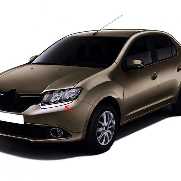 Omsa Renault Symbol 3 2013-2017 2 Parça Krom Far Kaşı