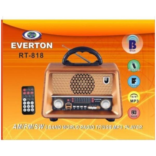 Everton RT-818 Bluetooth USB SD FM Nostaljik Radyo