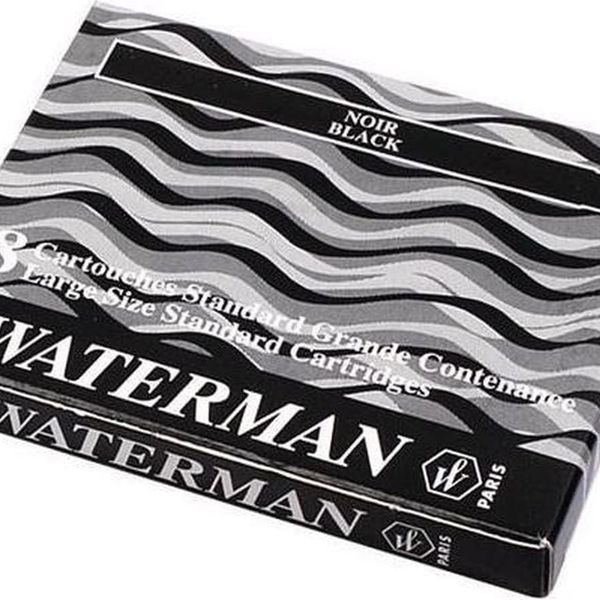 Waterman S0110850 Kartuşu 8'li Siyah Dolma Kalem