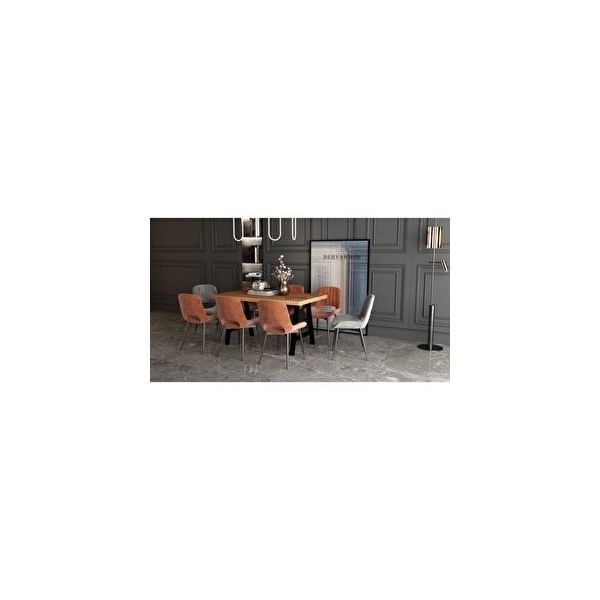Deryawood Agena 70x100x76 cm Masif Ahşap Mutfak Masası