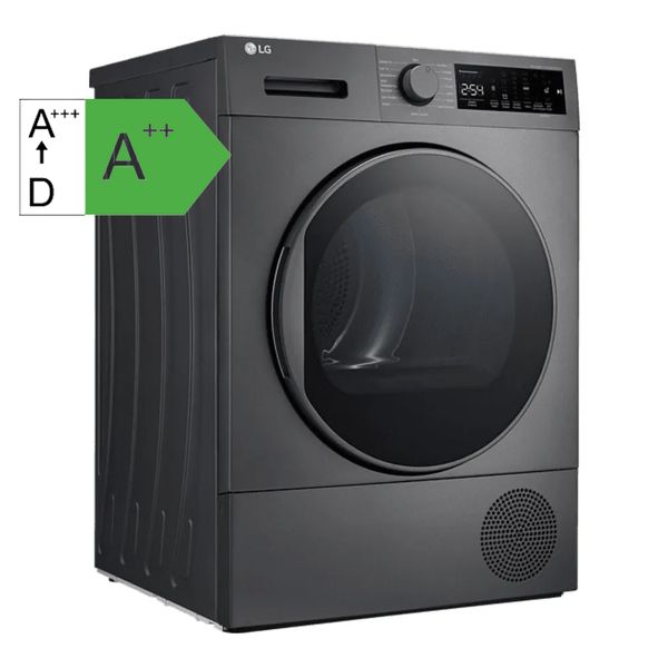 LG RH80T2SP7RM A++ Enerji Sınıfı 8 kg Gümüş Kurutma Makinesi