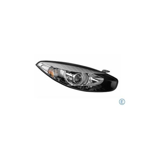 Ayfar 202295 Renault Fluence 13- Mercekli Siyah Çerçeveli Sol Far