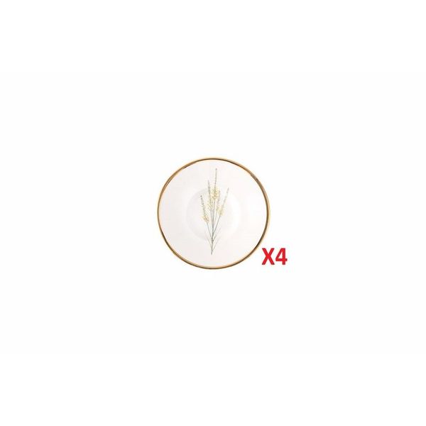 Porland 04ALM008015 11 cm Botanical Desen 7 Çay Tabağı