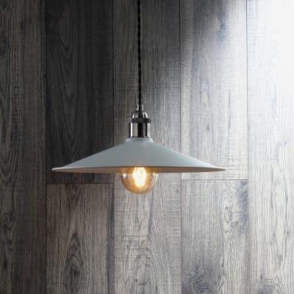 Rsylight Retro Metal Rustik Dekoratif Tekli Beyaz Sarkıt Avize