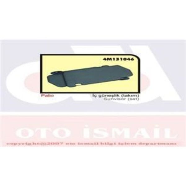 Ozar 4M131046 Palio İç Güneşlik