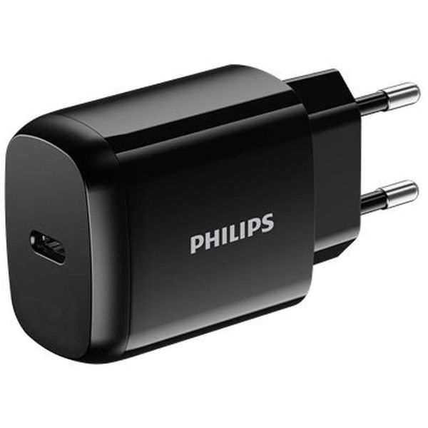 Philips DLP4331C Siyah Type-C 25W 5V/3A Duvar Şarj Adaptörü