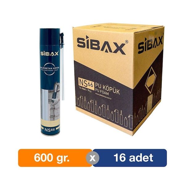 Sibax 16'lı Poliüretan 600 gr Dolgu Köpük