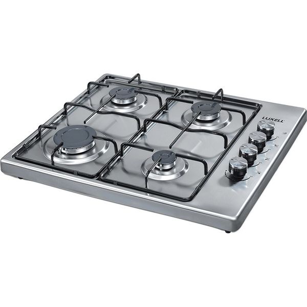 Luxell LX-420F Gözlü Gazlı Emaye Yüzeyli Set Üstü Ocak Inox