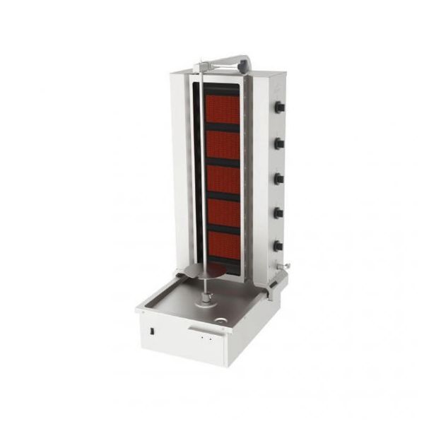 Atalay ADGC-5-A A Gazlı Camlı Alttan Motorlu Hareketli 5 Radyanlı 220 V Döner Makineleri