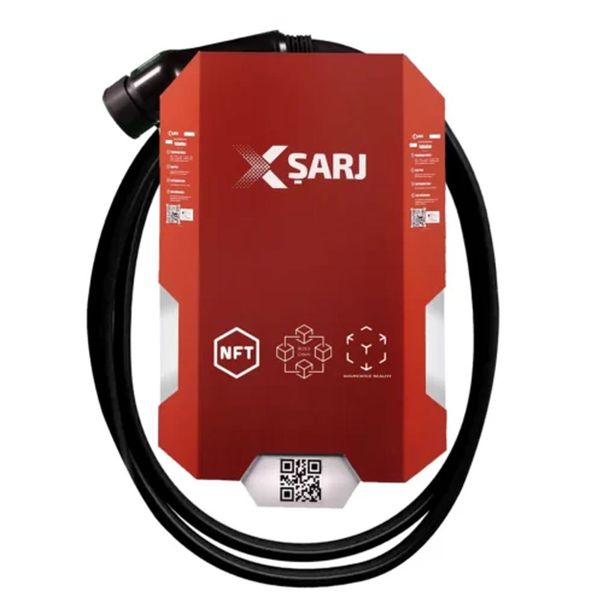 XŞarj AC 22KW Kablolu Elektrikli Araç Şarj İstasyonu