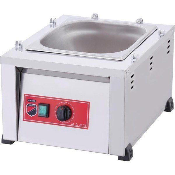 Işıkgaz Silverınox Camsız Tekli Elektrikli Benmari
