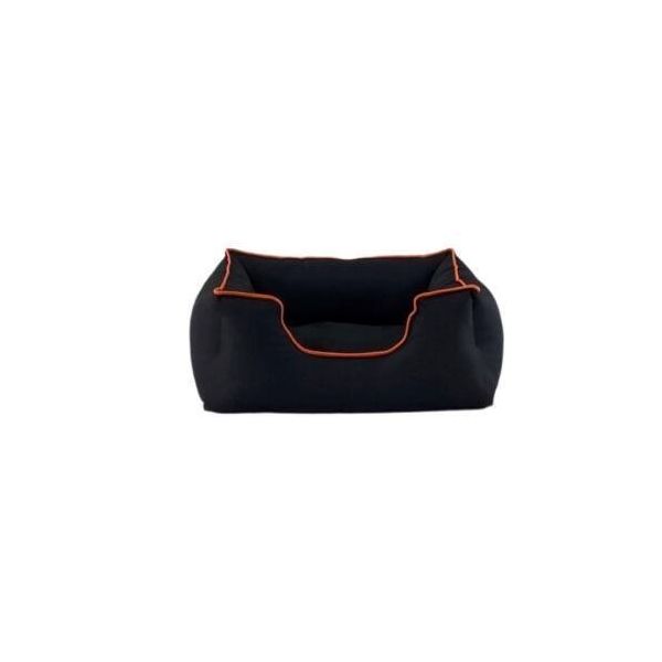 Pet Comfort Alpha Siyah W Turuncu Biye S 60x50 cm Kedi ve Köpek Yatağı