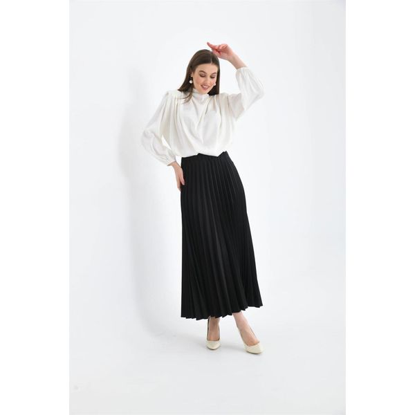 Ftz Women 30390 Siyah Plise Etek