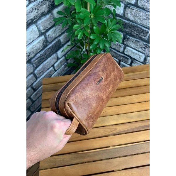 Guard P1792 Antik Taba Hakiki Deri El Çantası