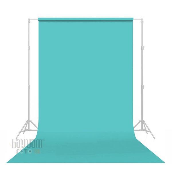 GDX Bebek Mavi 2.70x11 m Kağıt Sonsuz Fon Perde