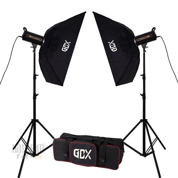 GDX HD-300II C Bicolor 2'li Işık Seti 300W Video LED Işığı
