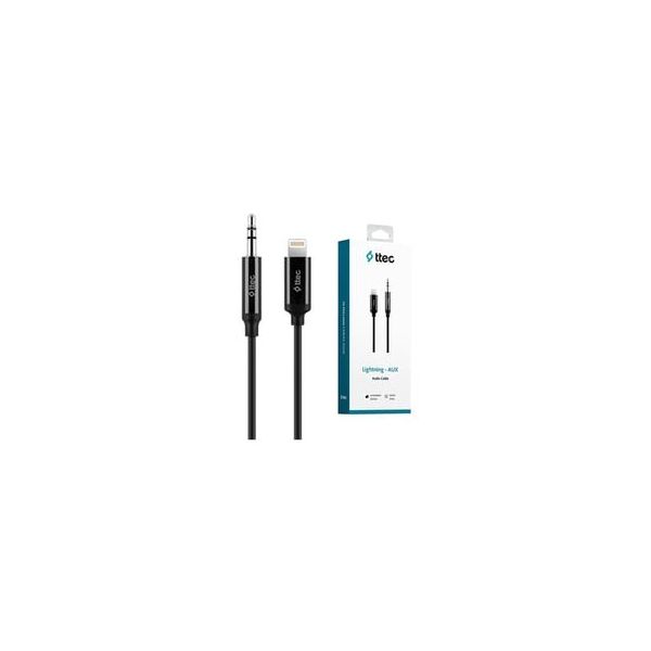 Ttec 2DK42S 100 cm 1 mt Siyah Aux to Lightning iPhone Ses Kablosu