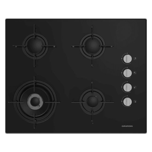 Grundig GIGL 622410 Siyah Woklu Ankastre Cam Ocak