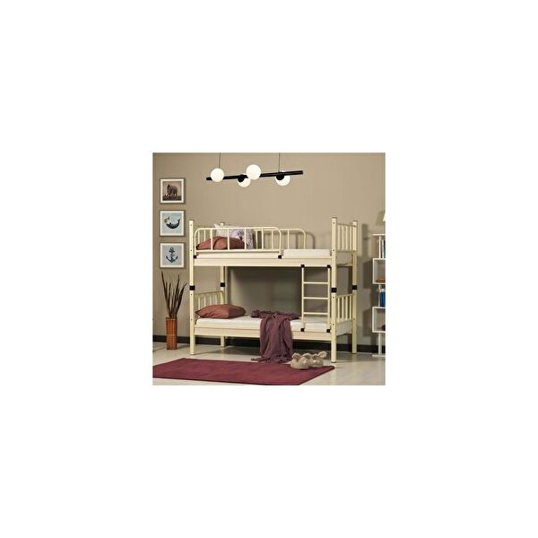 Vivense Yurt Metal Krem 90X190 Ranza