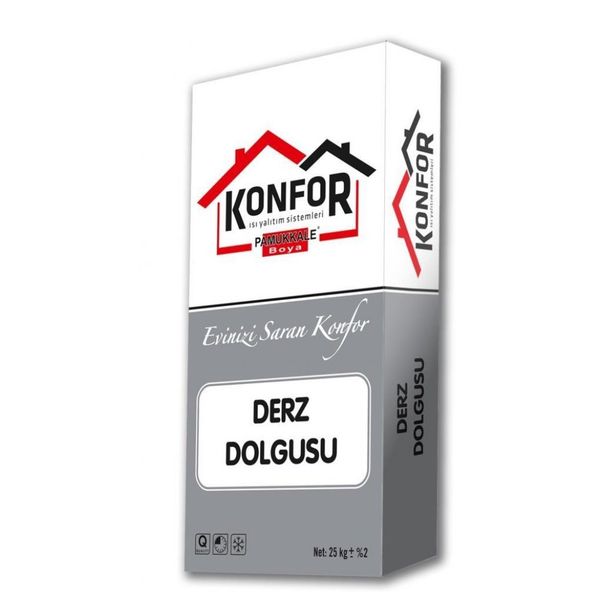 Konfor 20 kg Beyaz Silikonlu Derz Dolgu