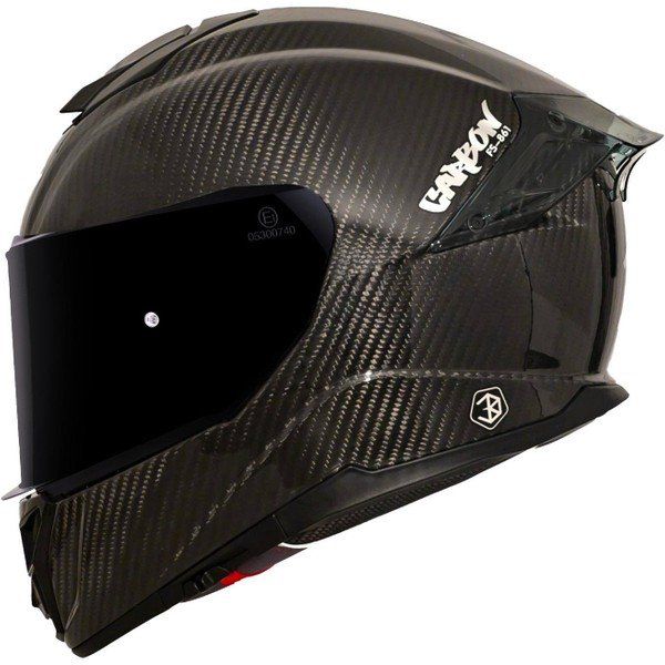 Sway 861 Carbon Full Face Siyah Motosiklet Kaskı
