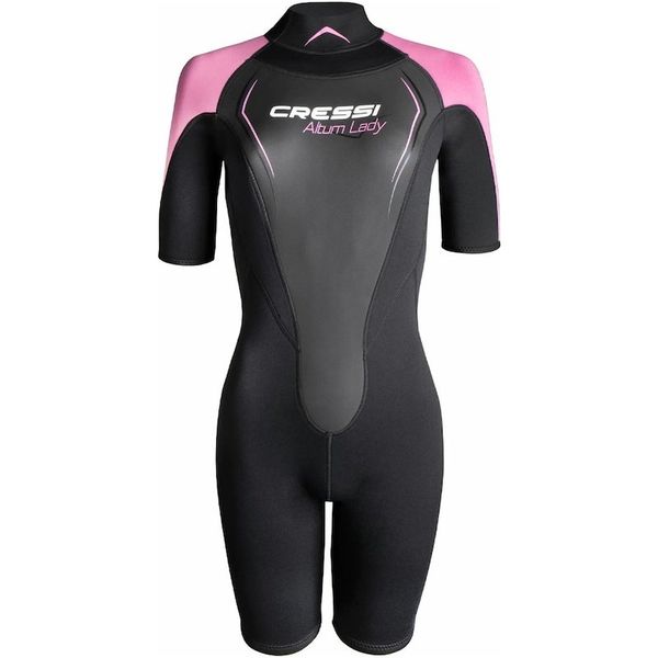 Cressi Altum Lady Shorty 3 mm M Black Pink Yüzme Elbisesi