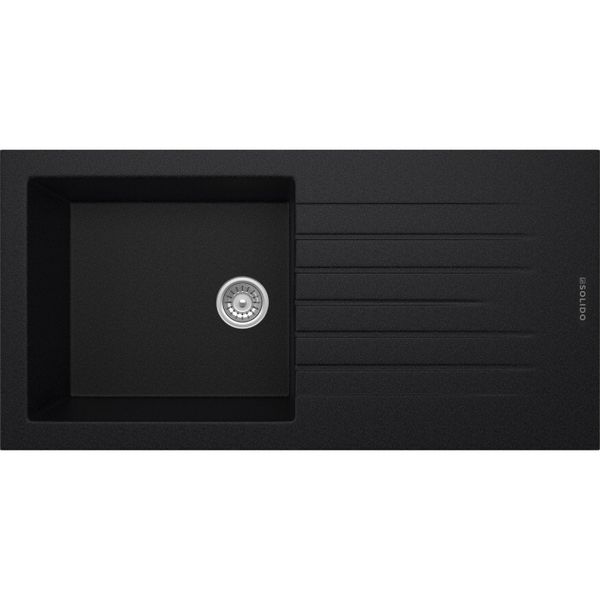 OPAL UM-100 XL Metallıc Black Granit Eviye