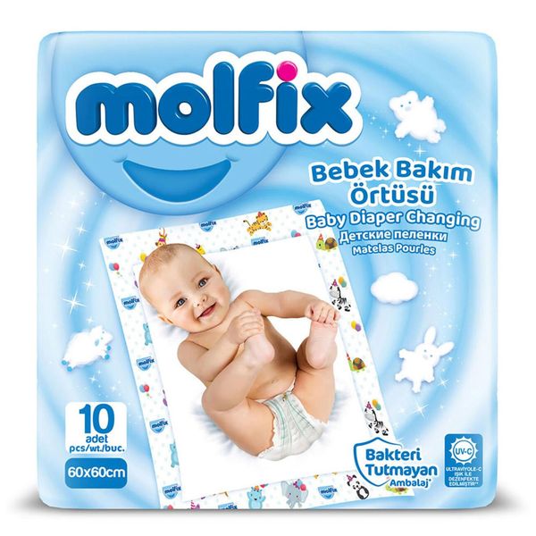 Molfix 60'lı Bebek Bakım Örtüsü