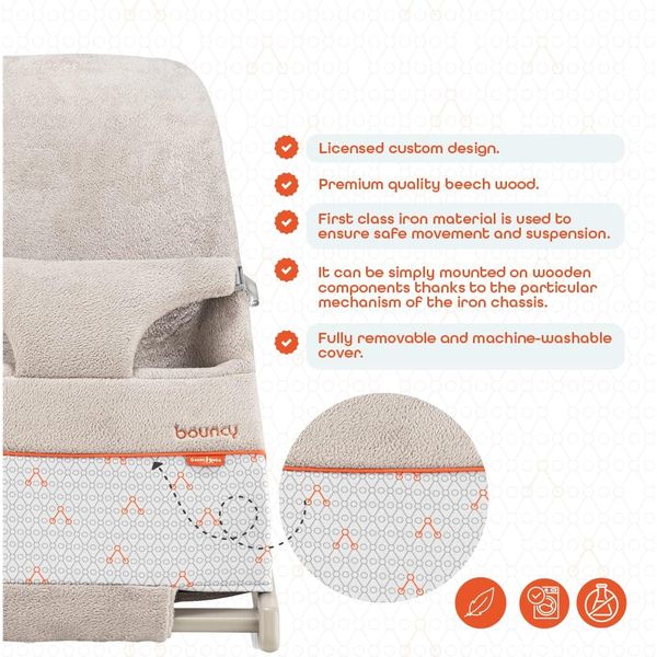 Gezenbebe Mist Bouncy Ev Tipi Ana Kucağı