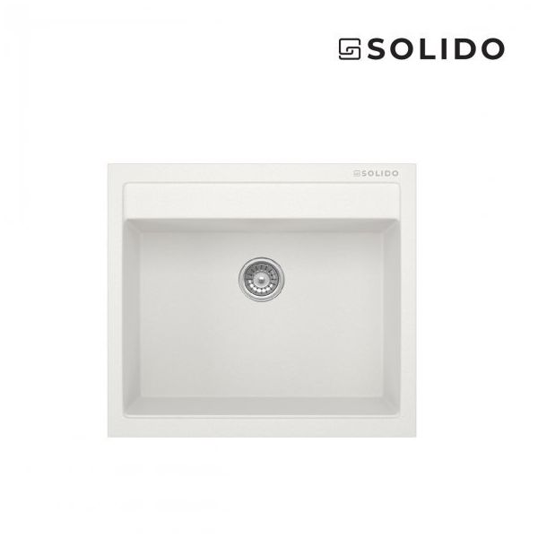 Solido Aragonit SH-49 Süper White Granit Eviye