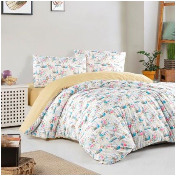 Aryıldız Home Pinky Exclusive Saten Çift Kişilik Nevresim Takımı