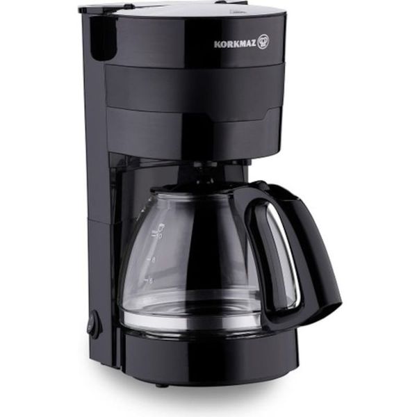 Korkmaz A5576 Siyah Filtre Kahve Makinesi