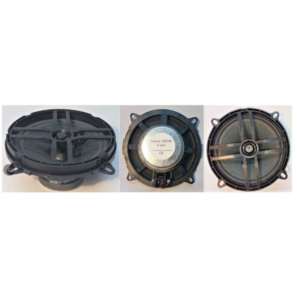 Leone 130TW 13 cm 4 ohm 40 W Plastik Kasa 60x17 mm Tweeterlı Tekli Oto Hoparlör
