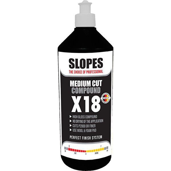 Slopes X18 1 lt İnce Çizik Çıkarıcı Pasta