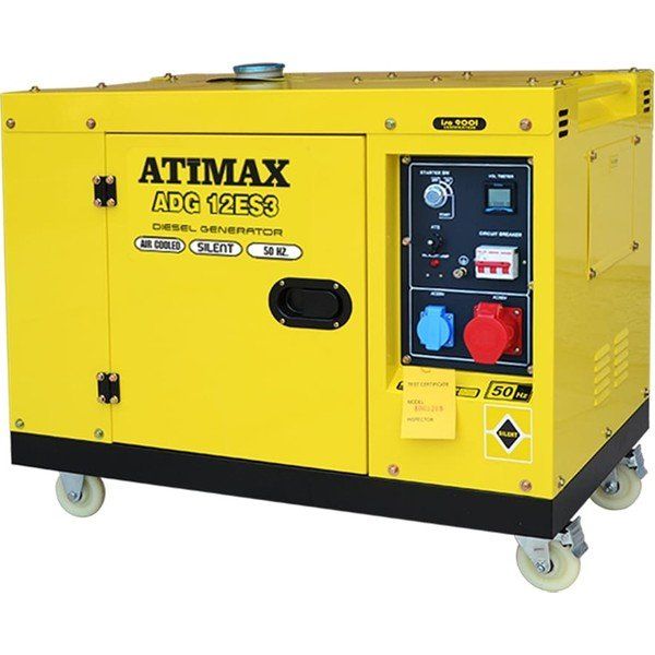 Atımax ADG 12 ES3 Trifaze 10 kVa Dizel Kabinli Marşlı Jeneratör