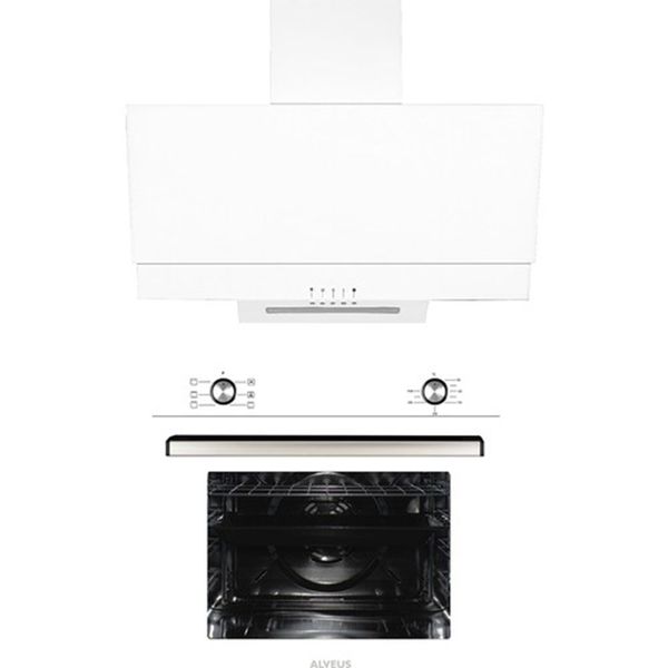Alveus Lotus MFA 604 - MOD F17 Beyaz Ankastre Set