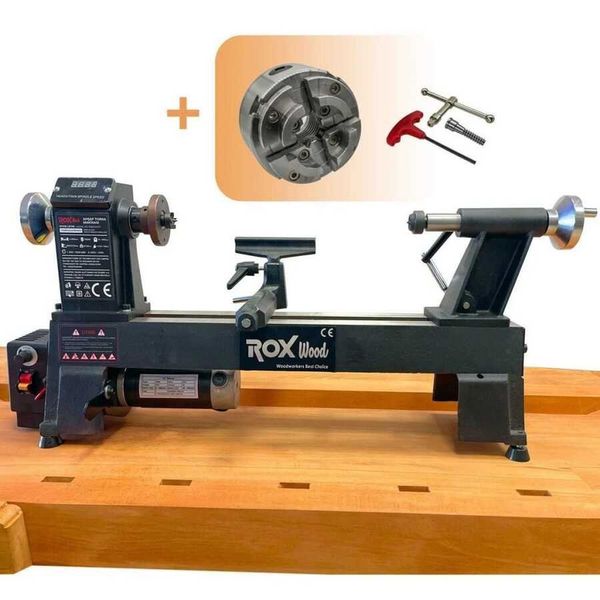Rox Wood 0179 Devir Ayarlı Ahşap Torna Makinası