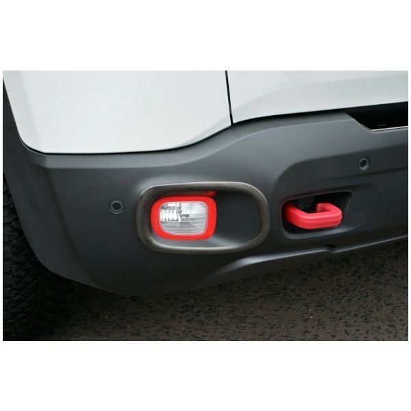 Omsa Jeep Renegade Siyah Krom 2 Parça 2014 ve Sonrası Reflektör Çerçevesi