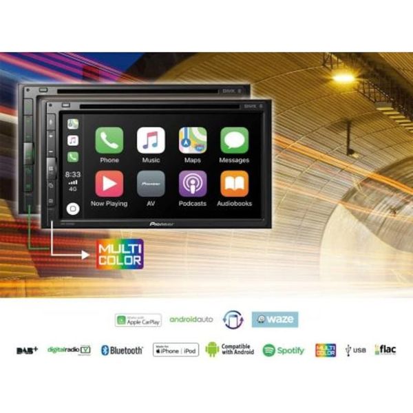 Pioneer No:AVHZ5200DAB 6"" Bluetooth Double Oto Teyp