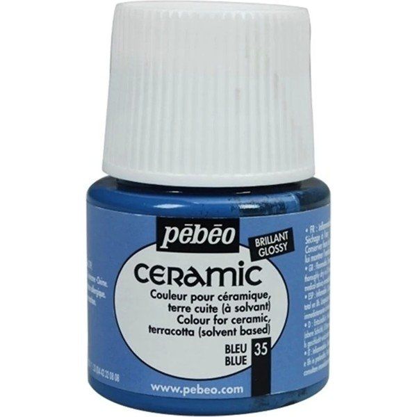 Pebeo 6019 N:35 Blue 45 ml Seramik Boyası