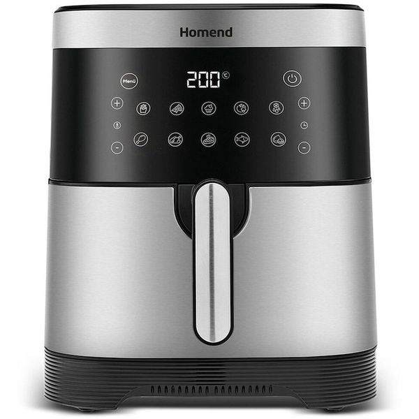 Homend 2512H Airfryday 9 lt XXXL Inox Airfryer