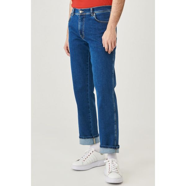 Wrangler Texas Medium Mavi Erkek Jean Pantolon